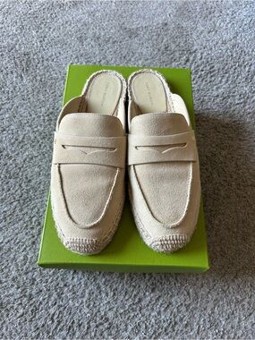 Tory Burch Everly Suede Loafer Mule